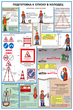 ПС17 Безопасность работ на объектах водоснабжения и канализации (бумага, А2, 4 листа) - Плакаты - Безопасность труда - ohrana.inoy.org